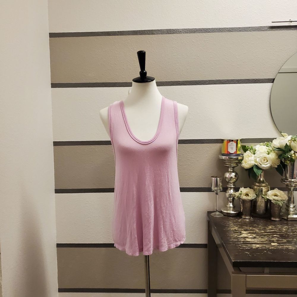 We the Free Lavender Scoop Neck Tank Sz M